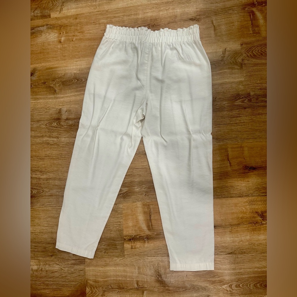 a new day Cream Trousers with Elastic Waistband